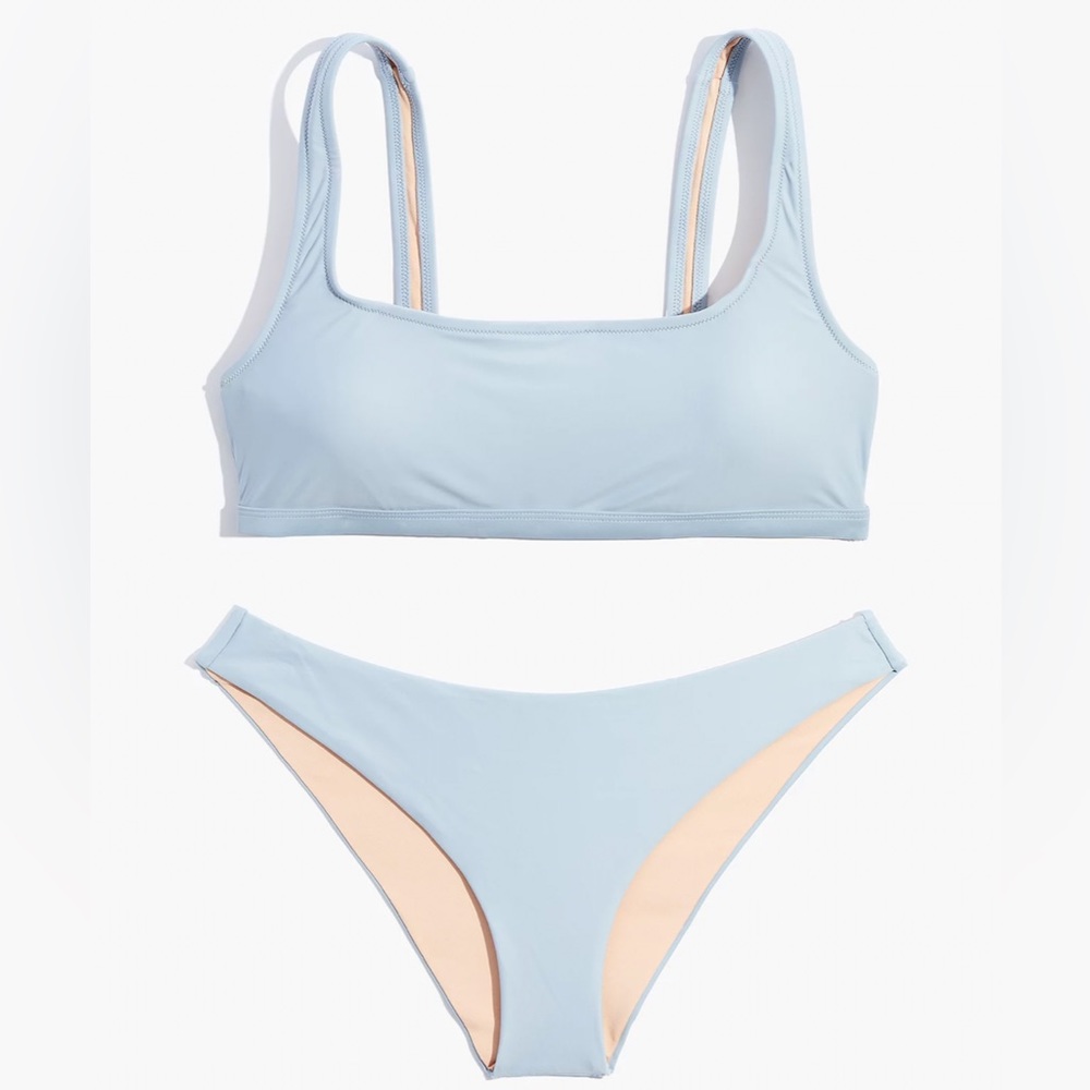 Madewell Light Blue Bikini Set